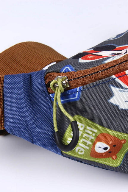Belt Pouch Mickey Mouse Blue (27 X 15 X 9 Cm)