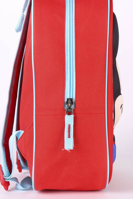 School Bag Mickey Mouse Red (25 X 31 X 10 Cm)