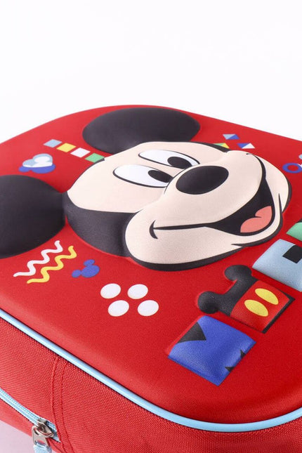 School Bag Mickey Mouse Red (25 X 31 X 10 Cm)