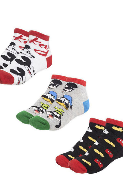 Socks Mickey Mouse Unisex 3 Pairs Multicolour