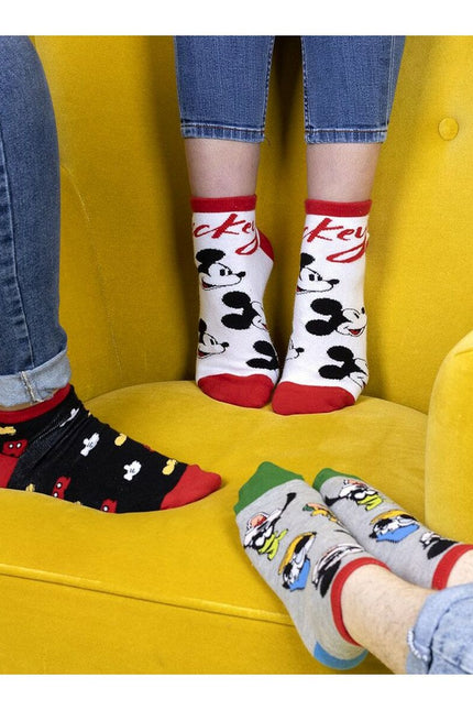 Socks Mickey Mouse Unisex 3 Pairs Multicolour