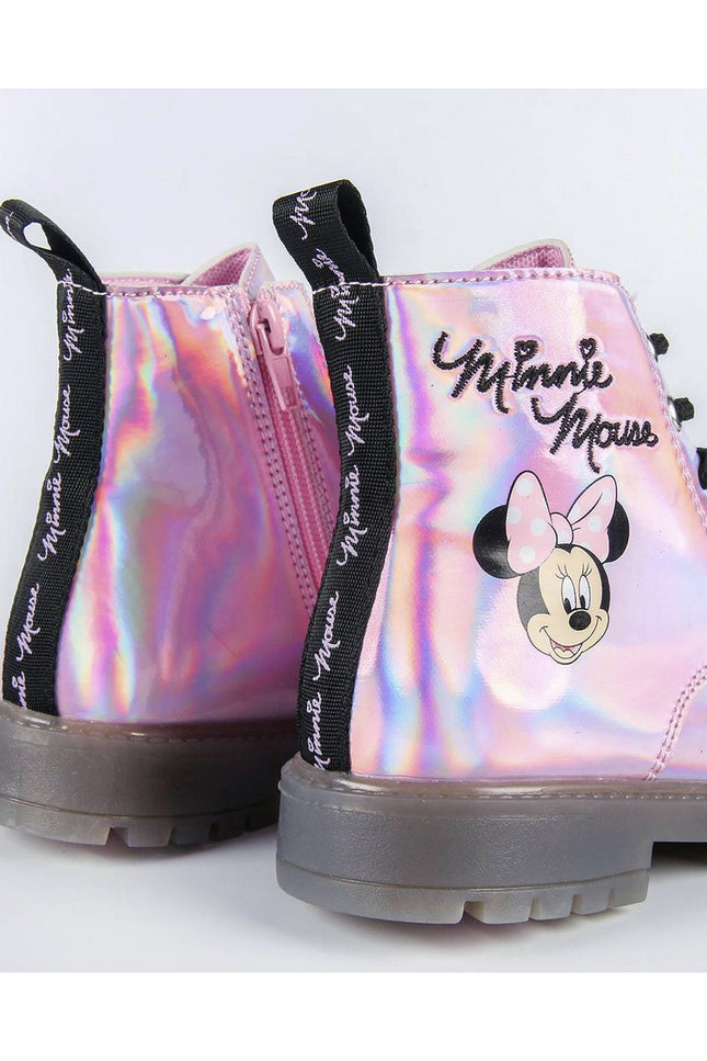 Kids Casual Boots Minnie Mouse LED Lights Pink-Minnie Mouse-Urbanheer