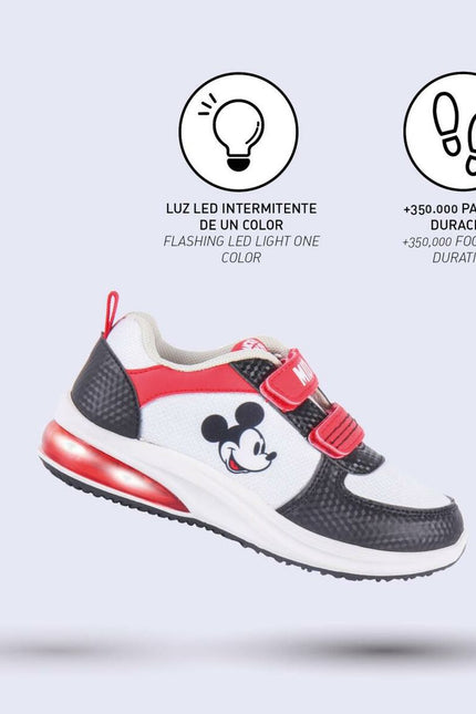LED Trainers Mickey Mouse Grey