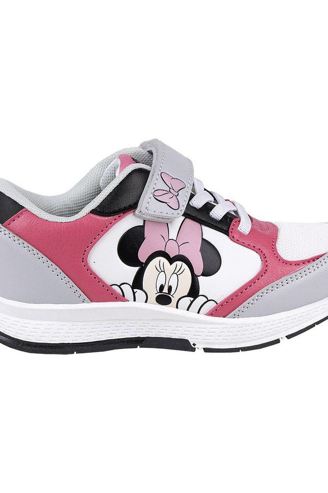 Sports Shoes For Kids Minnie Mouse Grey Pink-Minnie Mouse-Urbanheer