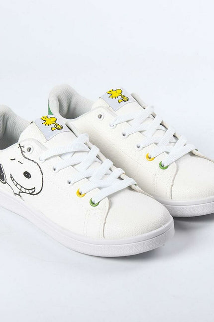 Sports Shoes for Kids Snoopy White