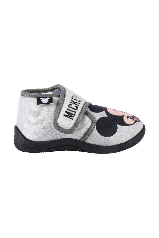 3D House Slippers Mickey Mouse Light Grey-Mickey Mouse-Urbanheer
