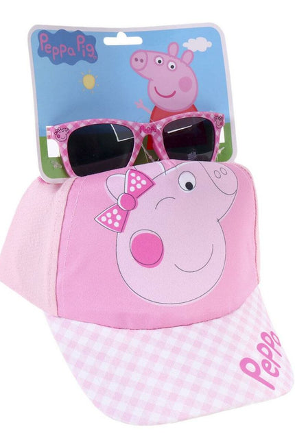 Set Peppa Pig Sunglasses Hat Pink