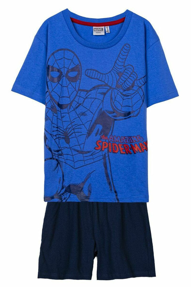 Children's Pyjama Spiderman Blue-Spiderman-Urbanheer