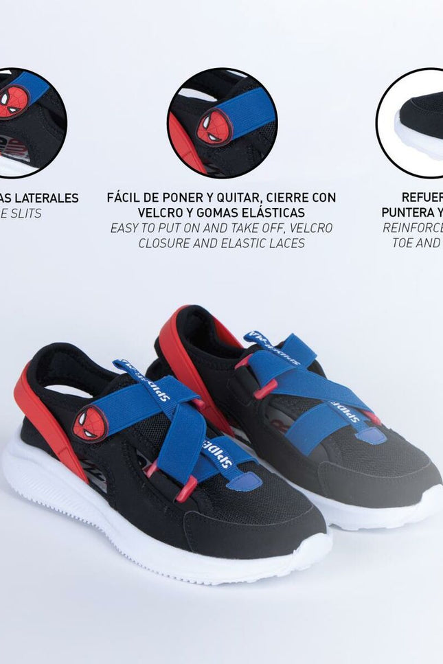 Sports Shoes for Kids Spiderman Black-Spiderman-Urbanheer