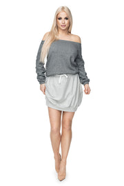 Blouse Outfit-Clothing - Women-PeeKaBoo-grey-L/XL-Urbanheer