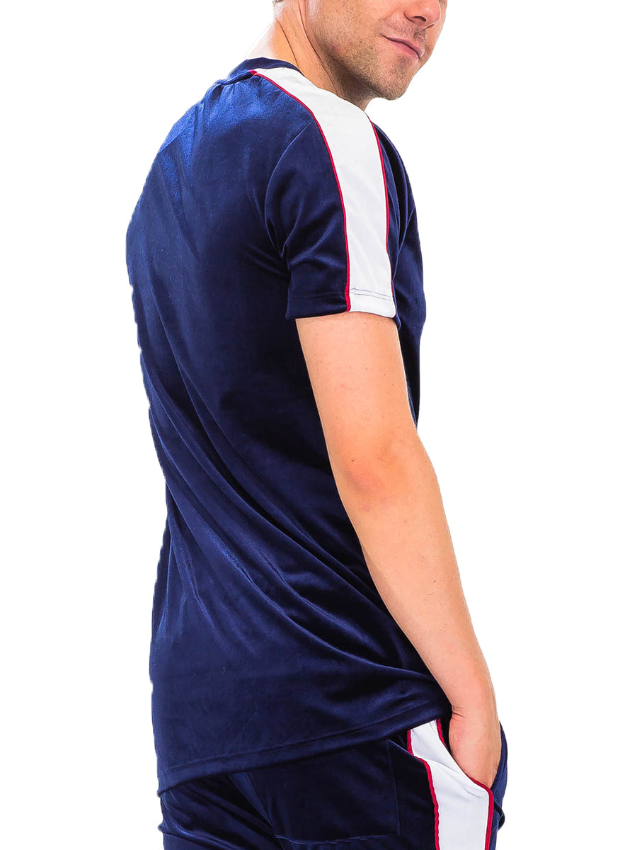 Edison Velour Tee-WEIV-Black-S-Urbanheer