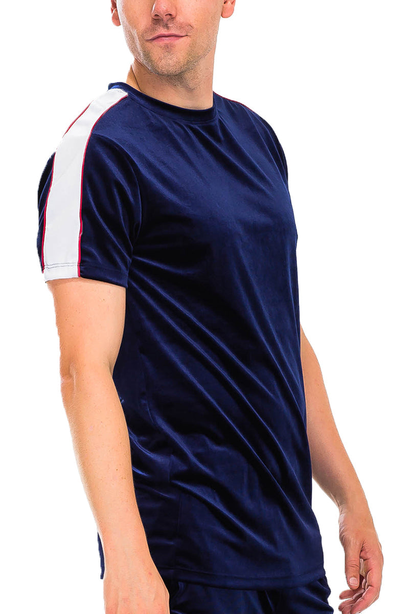 Edison Velour Tee-WEIV-Navy-S-Urbanheer