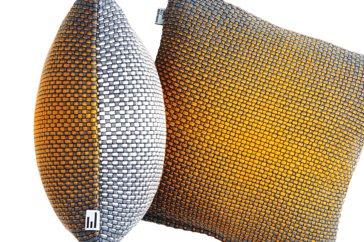 Two Side Gradient Yellow - Cushion Cover-Simon Key Bertman Textile Design & Art-Urbanheer