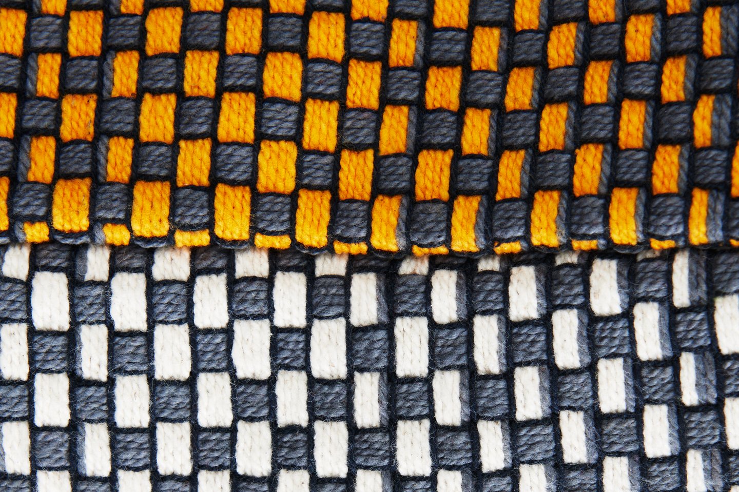 Two Side Gradient Yellow - Cushion Cover-Simon Key Bertman Textile Design & Art-Urbanheer