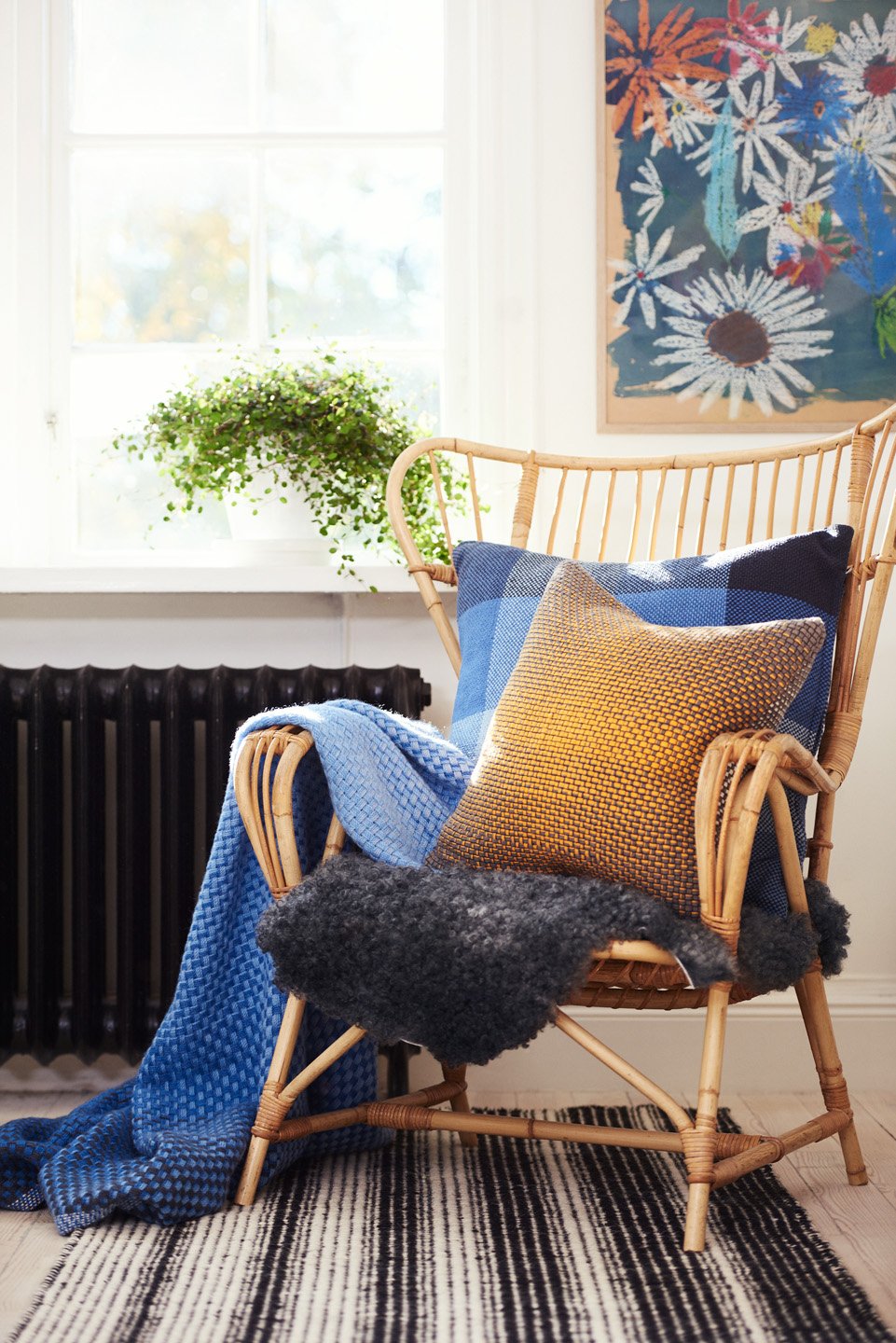 Two Side Gradient Yellow - Cushion Cover-Simon Key Bertman Textile Design & Art-Urbanheer