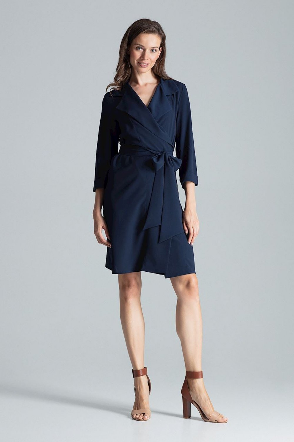All-Day Comfort: Women Dress-Figl-navy blue-L-Urbanheer