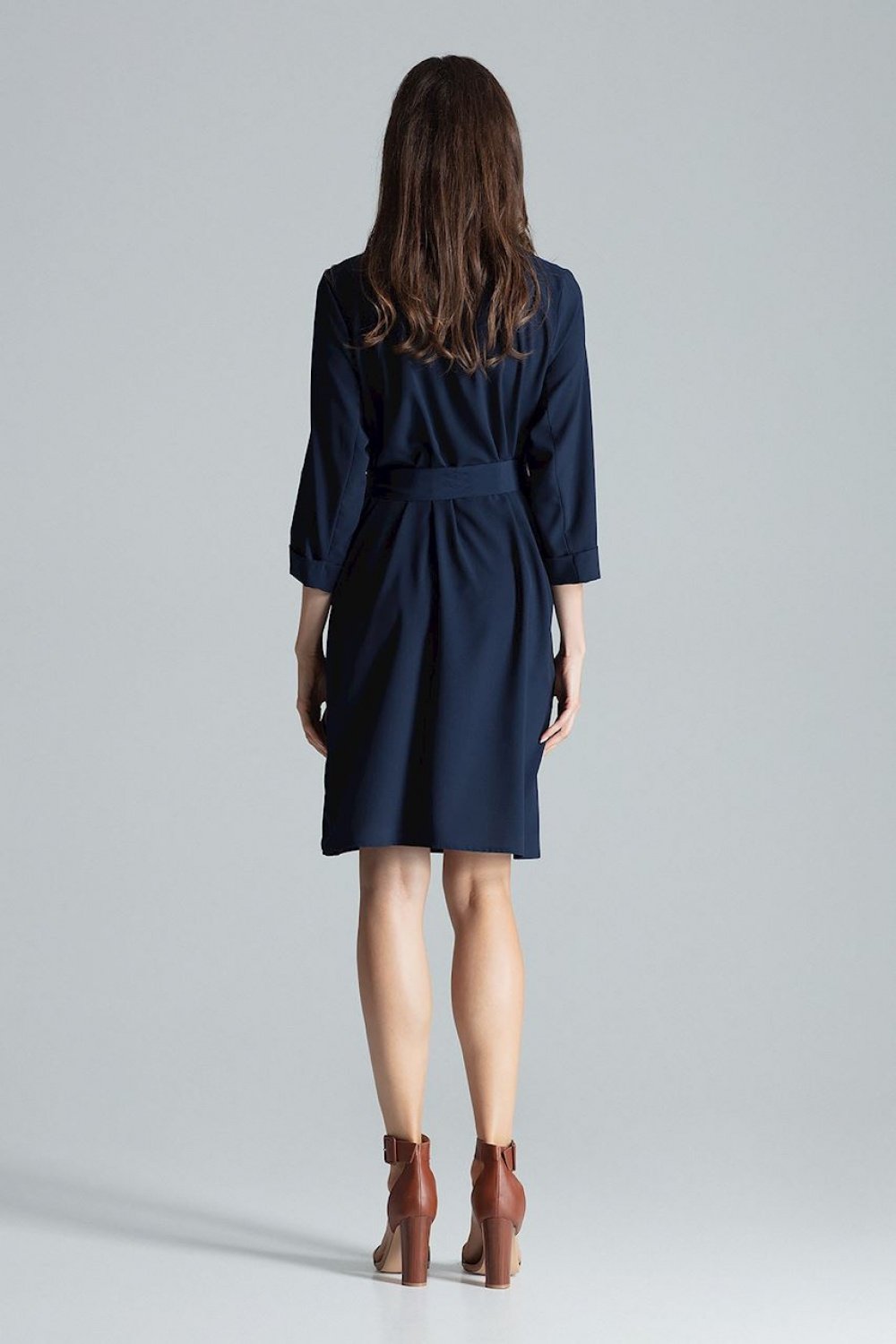 All-Day Comfort: Women Dress-Figl-navy blue-L-Urbanheer