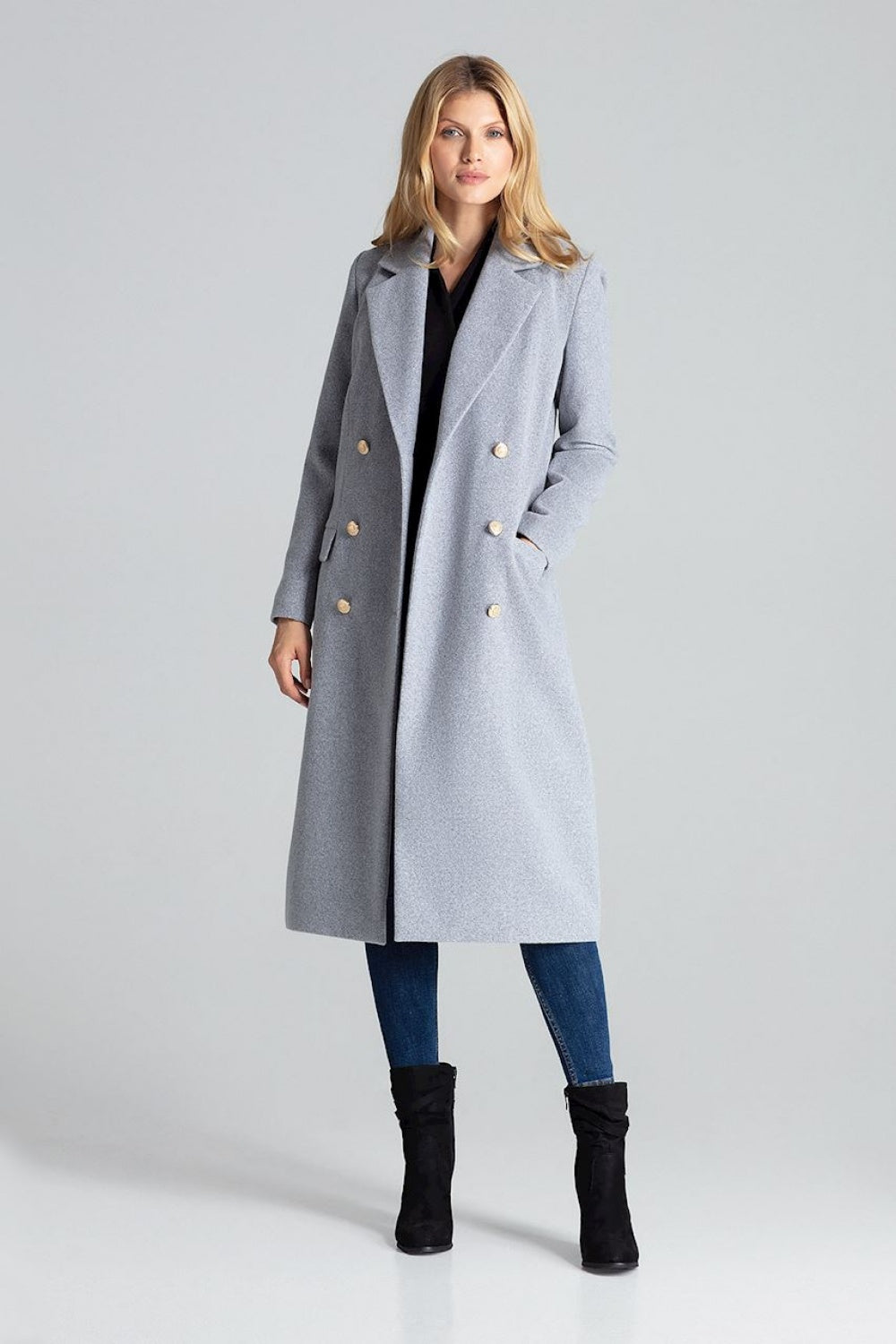 New Season Warm & Stylish Coat Outfit-Clothing - Women-Figl-grey-L-Urbanheer