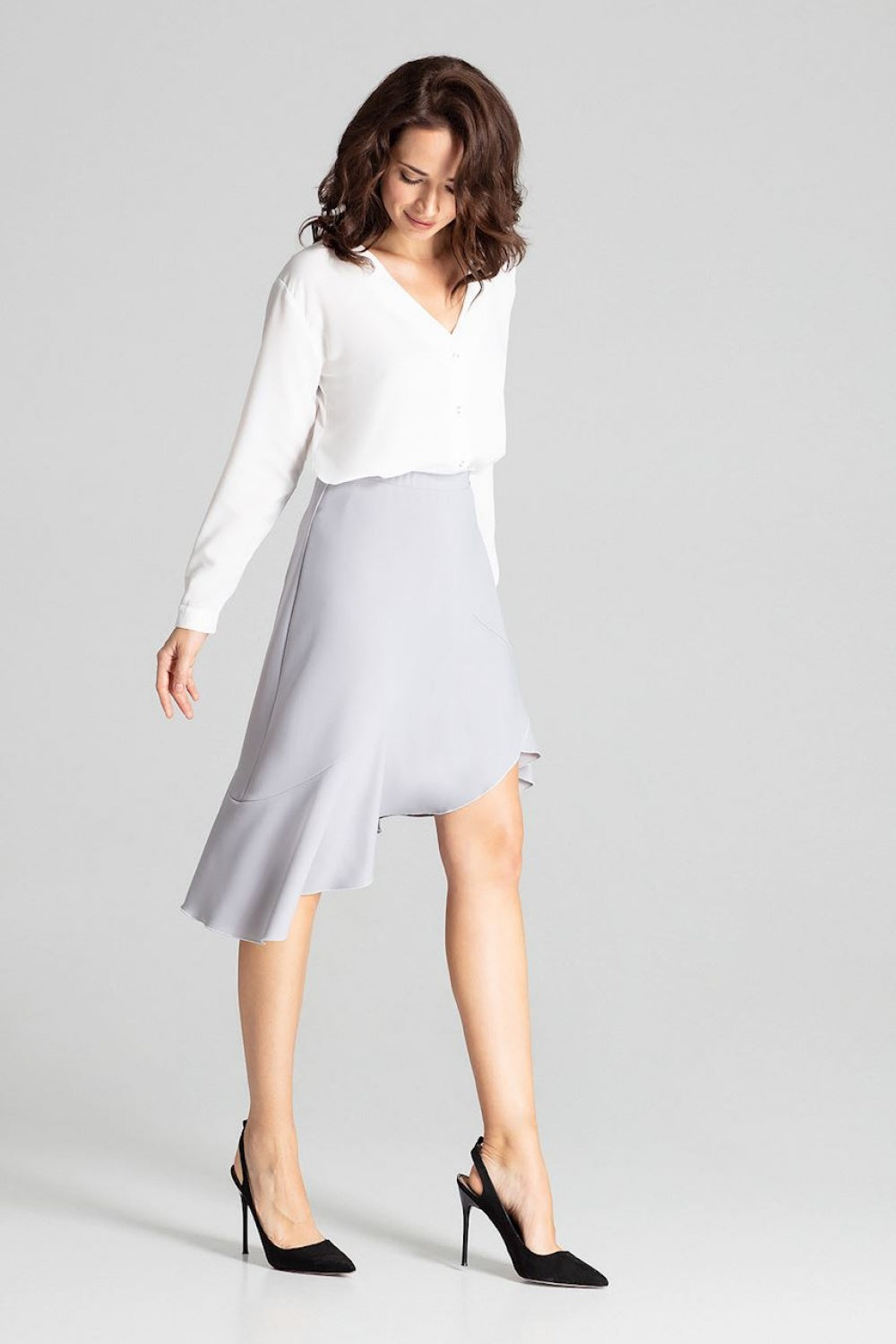 Skirt Outfit-Clothing - Women-Lenitif-grey-L-Urbanheer