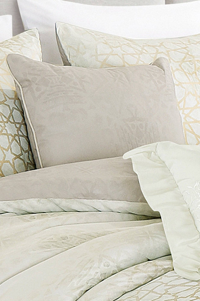 Royal Gold Jacquard Comforter - 6 Piece Set-Bedding-linen mart-Urbanheer