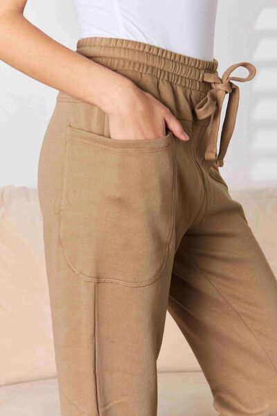 Risen High Rise Relaxed Joggers-Risen-Mocha-S-Urbanheer