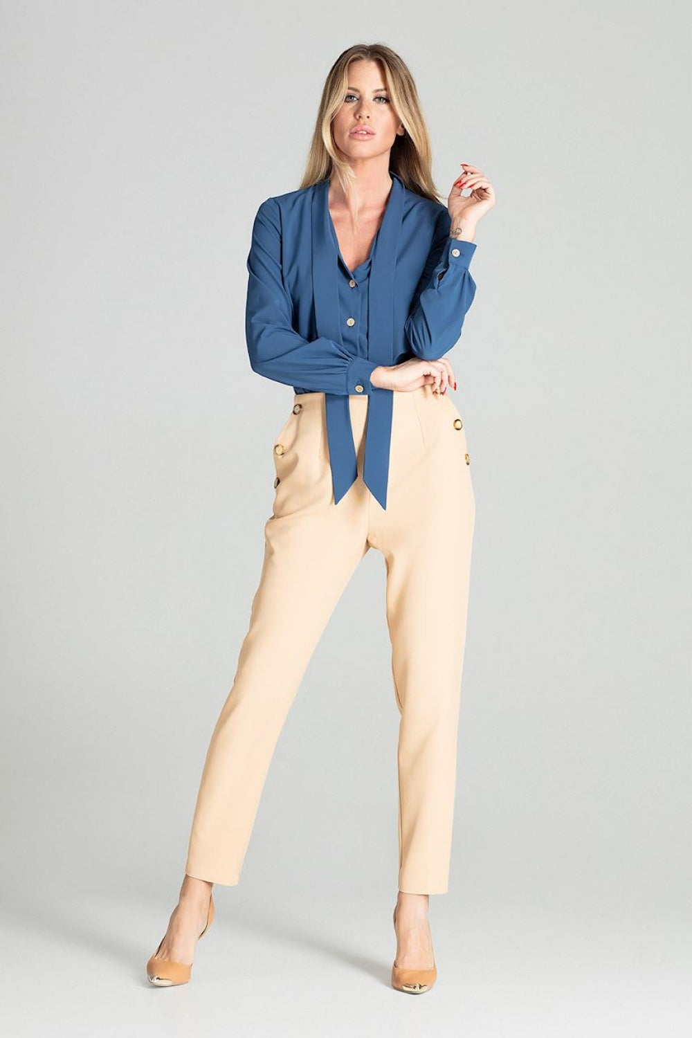 Grace Shirt-Clothing - Women-Figl-navy blue-L-Urbanheer