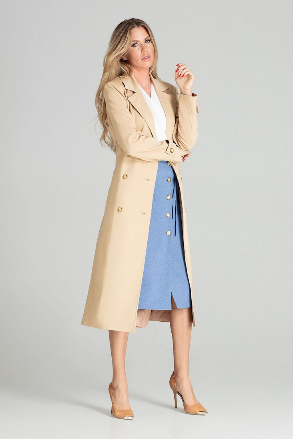 New Season Warm & Stylish Coat outfit-Figl-beige-L-Urbanheer