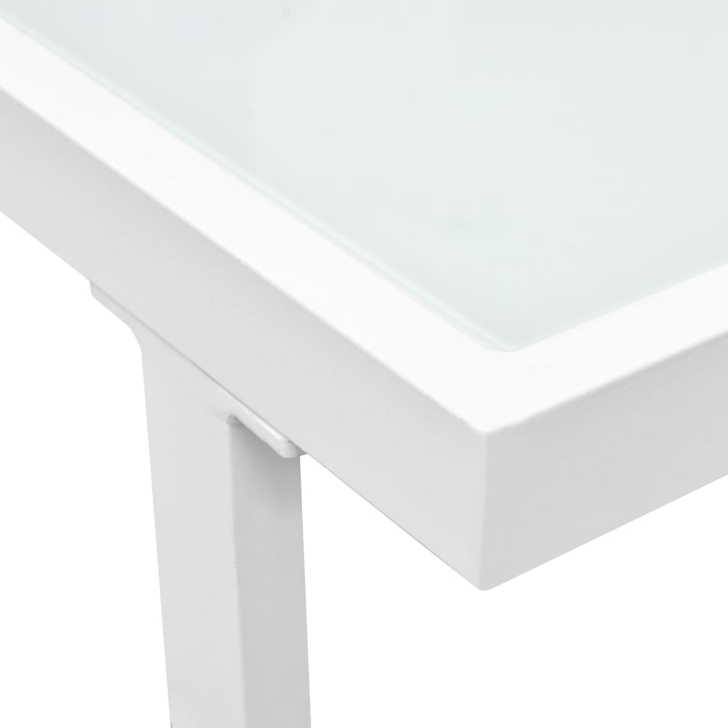 4 Piece Patio Lounge Set With Cushions Aluminium Black-vidaXL-Urbanheer