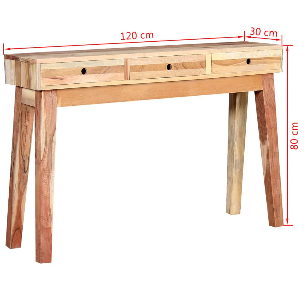 Console Table Solid Reclaimed Wood-vidaXL-Urbanheer