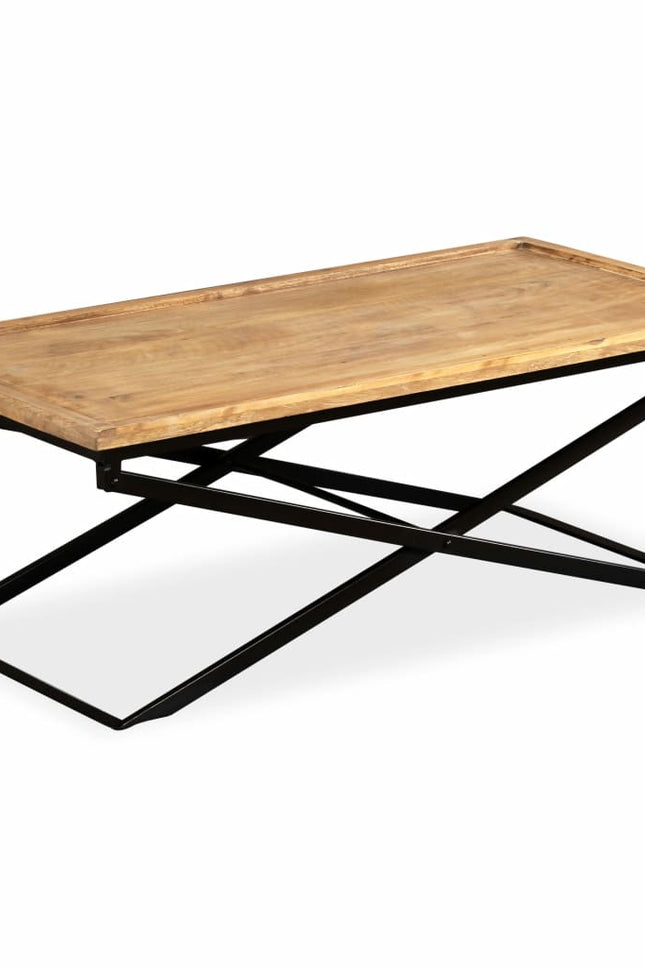 Coffee Table Solid Mango Wood 43.3"X21.7"X16.5"-vidaXL-Urbanheer