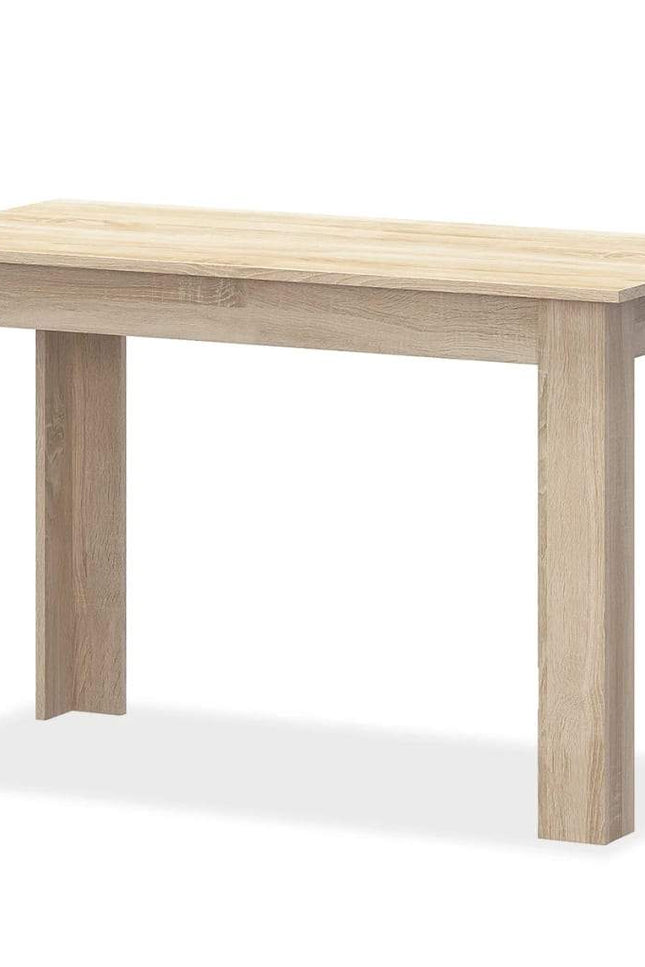 Dining Table And Benches 3 Pieces Chipboard Dining Room Set Oak/White-vidaXL-Urbanheer
