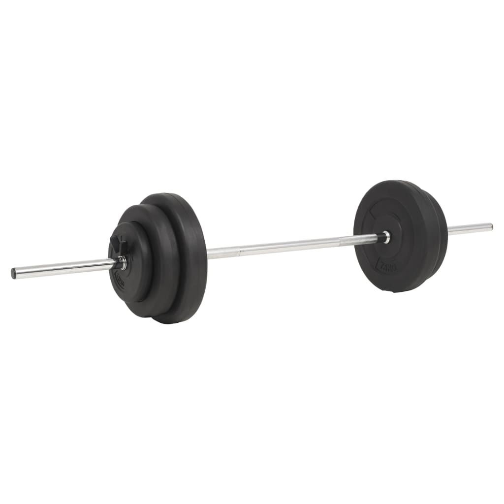 4/6X Barbell Set 66.1 Lb Free Weight Weight Plate Sporting Fitness-vidaXL-6-Urbanheer