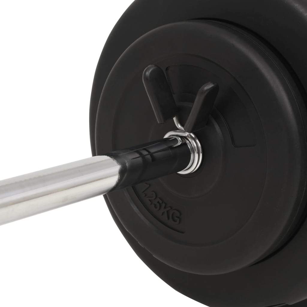 4/6X Barbell Set 66.1 Lb Free Weight Weight Plate Sporting Fitness-vidaXL-6-Urbanheer