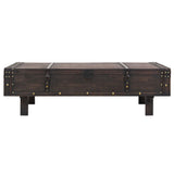 Coffee Table Solid Wood Vintage Style 47.2"x21.7"x13.8"
