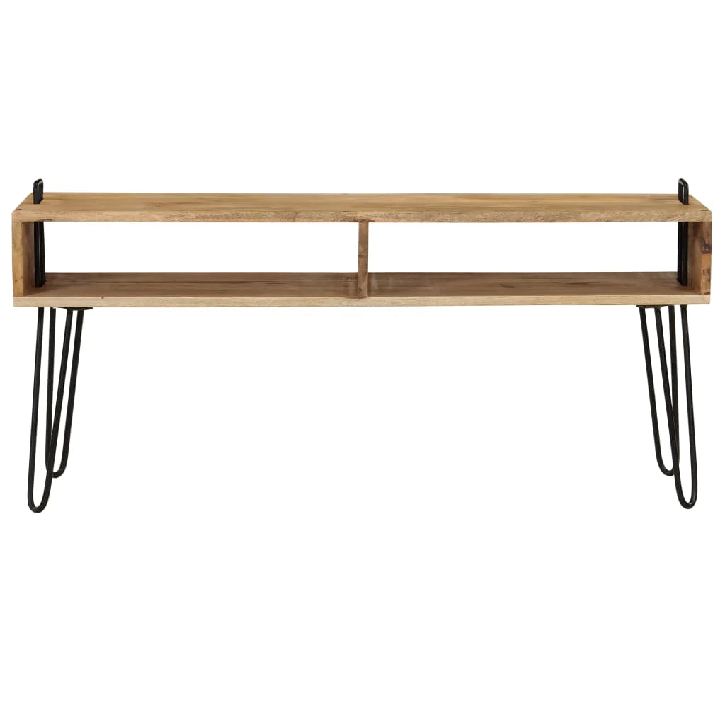 Tv Stand Solid Mango Wood 43.3"X13.8"X17.7"-Furniture > Entertainment Centers & TV Stands-vidaXL-Urbanheer