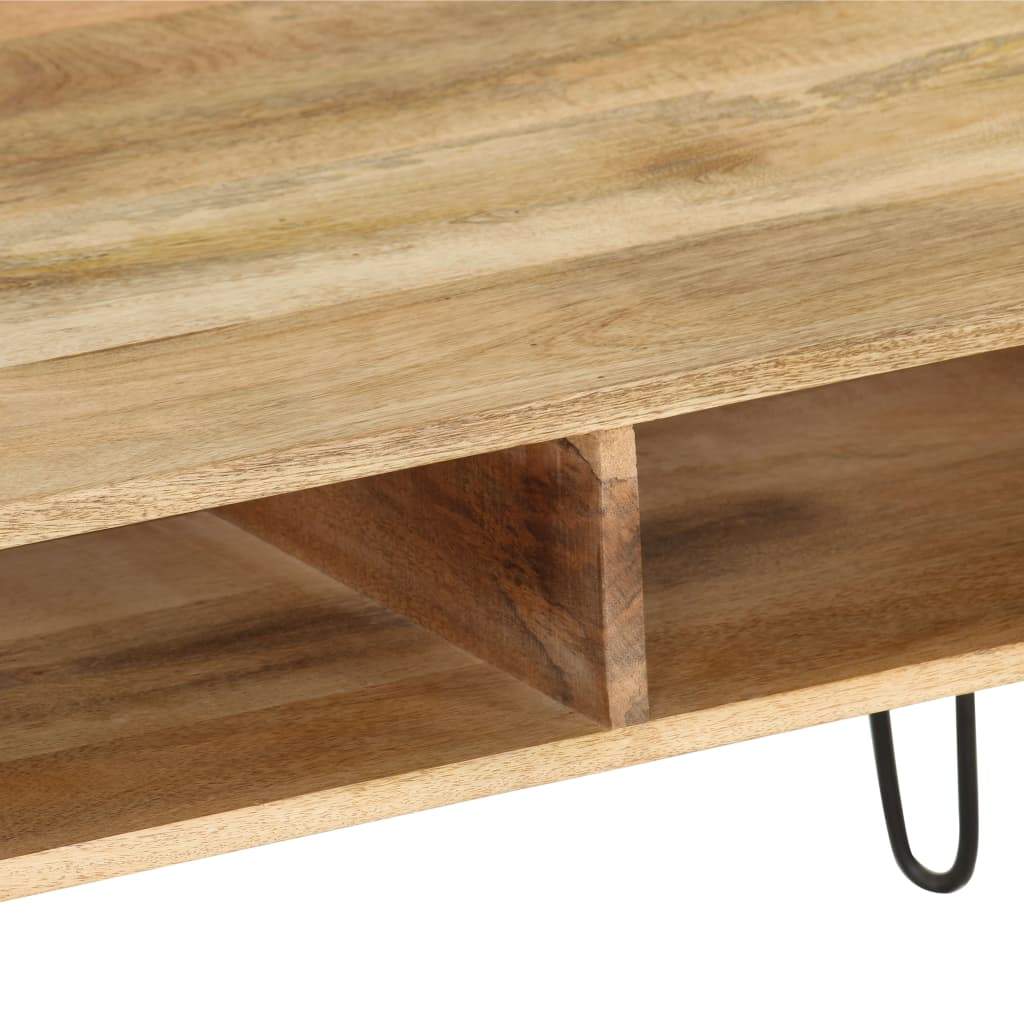 Tv Stand Solid Mango Wood 43.3"X13.8"X17.7"-Furniture > Entertainment Centers & TV Stands-vidaXL-Urbanheer