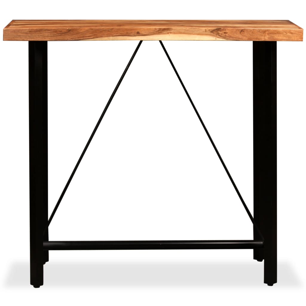 Solid Sheesham Wood Bar Set 3/5/7/9 Piece Table Stool Bistro Seating-vidaXL-5-Urbanheer