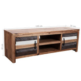 TV Cabinet Solid Acacia Wood 47.2"x13.8"x15.7"
