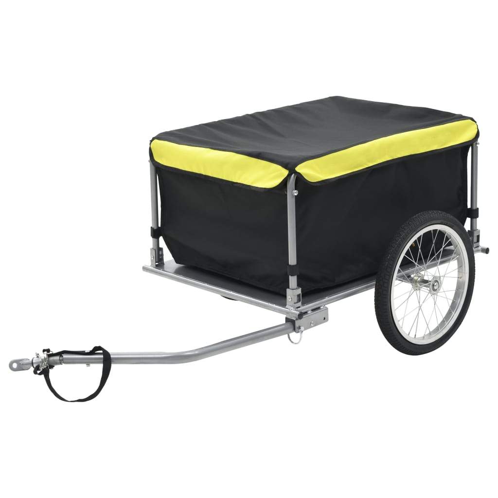 Bike Cargo Trailer Bicycle Luggage Trailer Hand Wagon Multi Colors-vidaXL-Black and yellow-Urbanheer