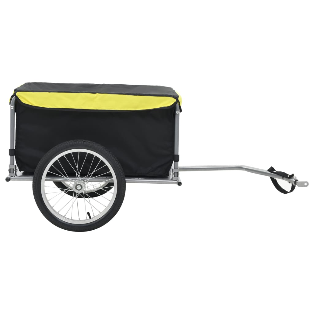 Bike Cargo Trailer Bicycle Luggage Trailer Hand Wagon Multi Colors-vidaXL-Black and yellow-Urbanheer