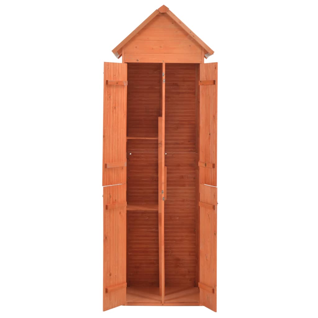 Vidaxl Garden Storage Shed 28"X23.6"X83.9" Wood-Home & Garden > Lawn & Garden > Outdoor Living > Outdoor Structures > Sheds-vidaXL-Urbanheer