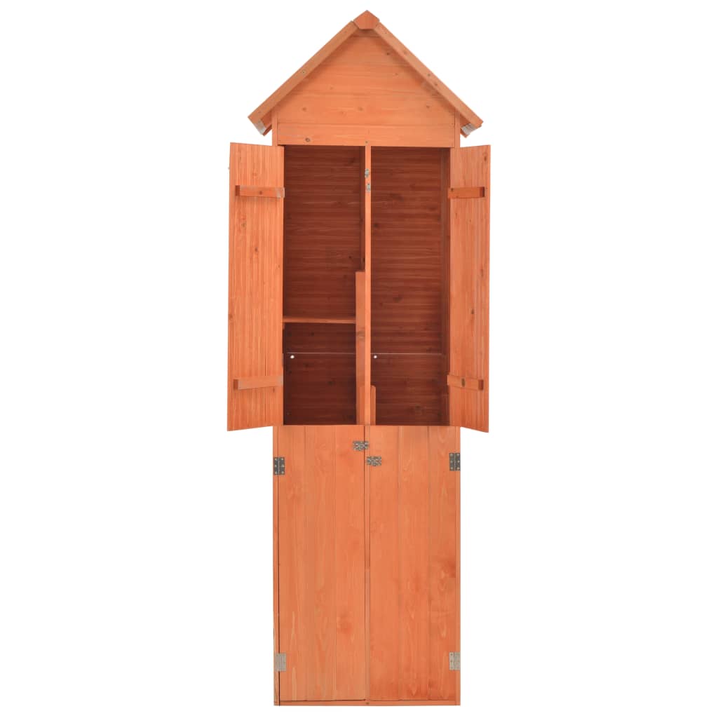 Vidaxl Garden Storage Shed 28"X23.6"X83.9" Wood-Home & Garden > Lawn & Garden > Outdoor Living > Outdoor Structures > Sheds-vidaXL-Urbanheer