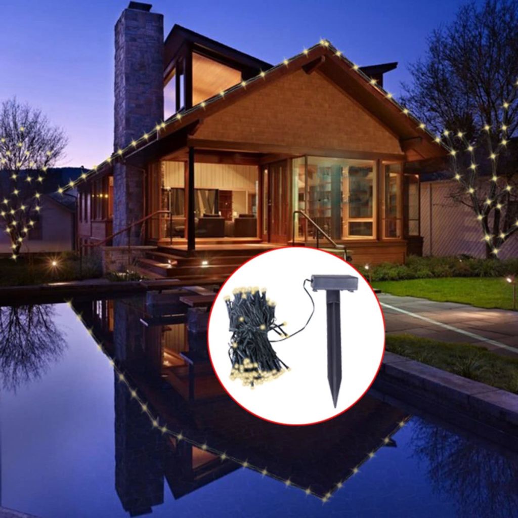 1/2X Led Solar String Lights Warm White Christmas Decoration Holiday-vidaXL-2-Urbanheer