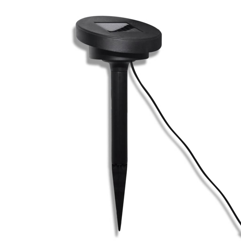 3/6X Solar Bowl Led Garden Lights With Spike Anchors & Solar Panel-vidaXL-3-Urbanheer