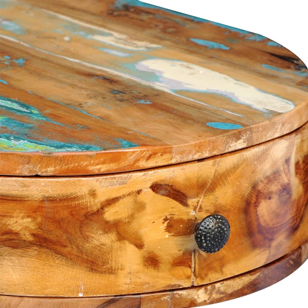 Reclaimed Solid Wood Desk With Iron Pin Legs-vidaXL-Urbanheer