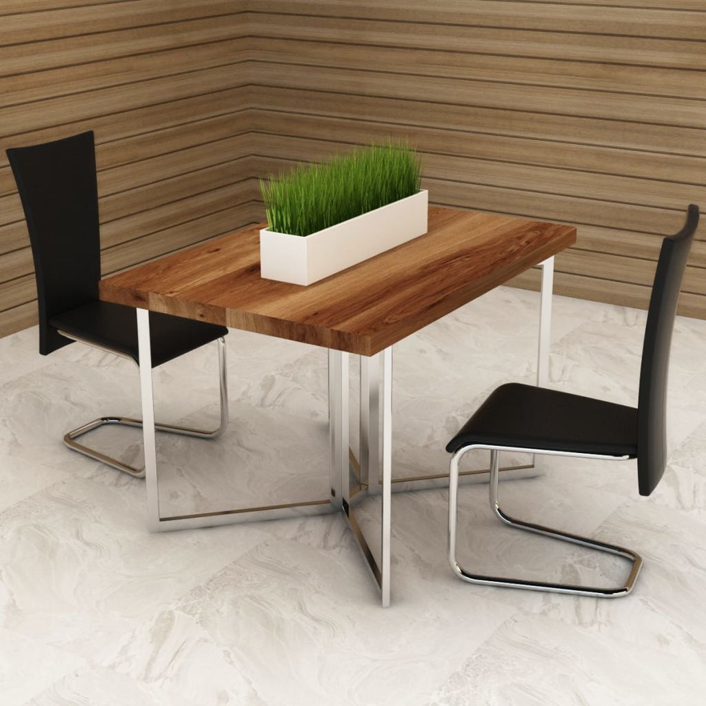 Dining Chairs 2 Pcs Black Faux Leather-vidaXL-Urbanheer