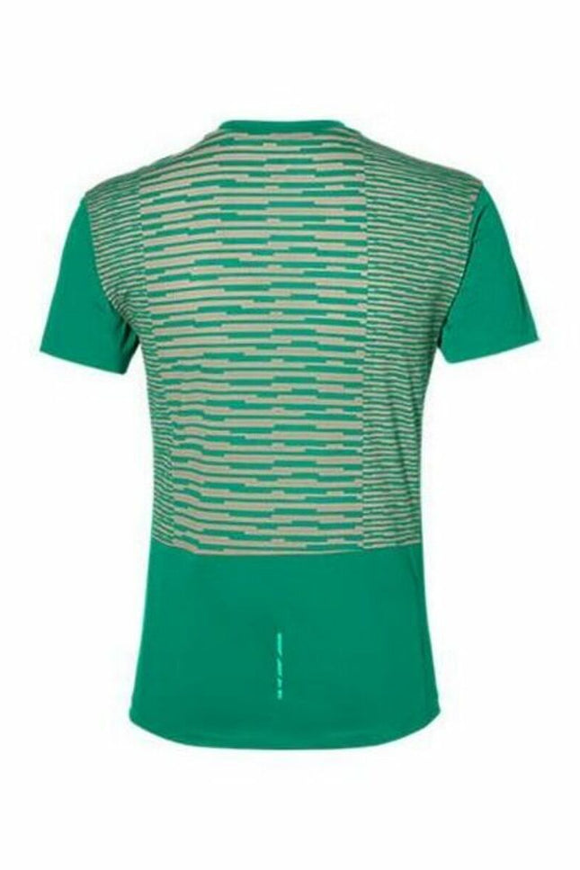 Men’S Short Sleeve T-Shirt Asics Fuzex Tee-Clothing - Men-Asics-Green-S-Urbanheer