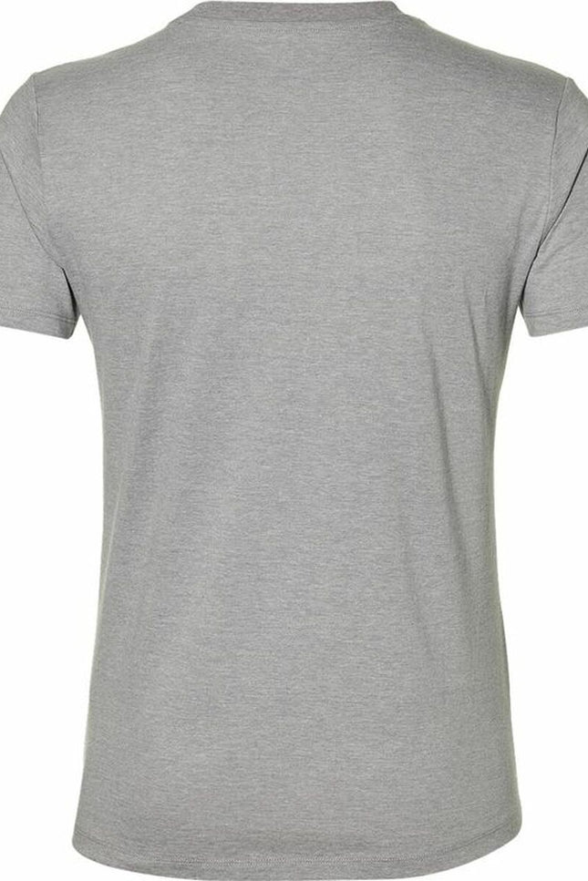 Men’s Short Sleeve T-Shirt Asics Big Logo Grey-Asics-Urbanheer