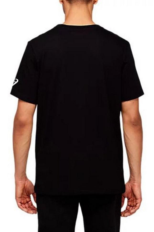 Men’s Short Sleeve T-Shirt Asics Katakana Black-Asics-Urbanheer