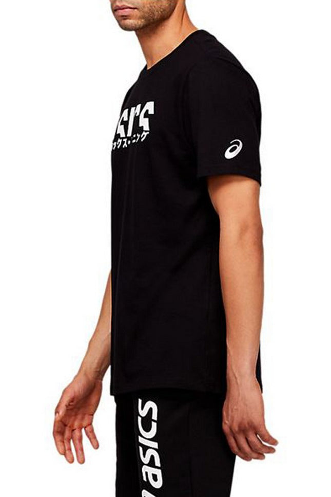 Men’s Short Sleeve T-Shirt Asics Katakana Black-Asics-Urbanheer